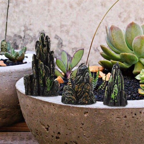 8 Pcs Micro Landscape Miniature Birds Crafts Decor Aquarium