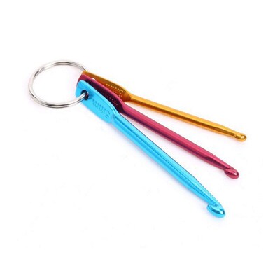 Colorful Aluminum Crochet Hooks SingleEnded Knitting Crochet
