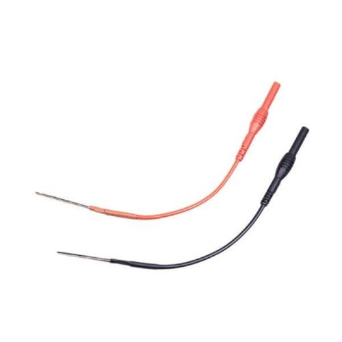 2Pcs Multimeter Hook Test Cable Multiuse Female Adapter