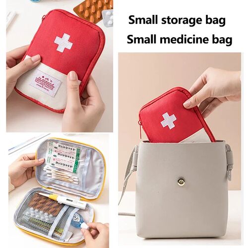 Portable First Aid Kit Bags Medicine Medical Large Storage B