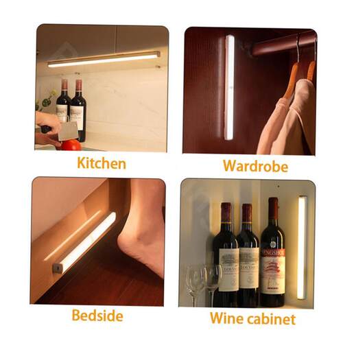 Wireless LED Night Light Motion Sensor Light Closet Night La