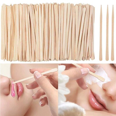 200/400pcs Waxing s Smooth Face Eyebrows Wax Spatulas Dispos
