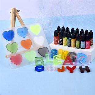 1 Set Epoxy Resin Pigment Kit Art Ink Alcohol Liquid Coloran