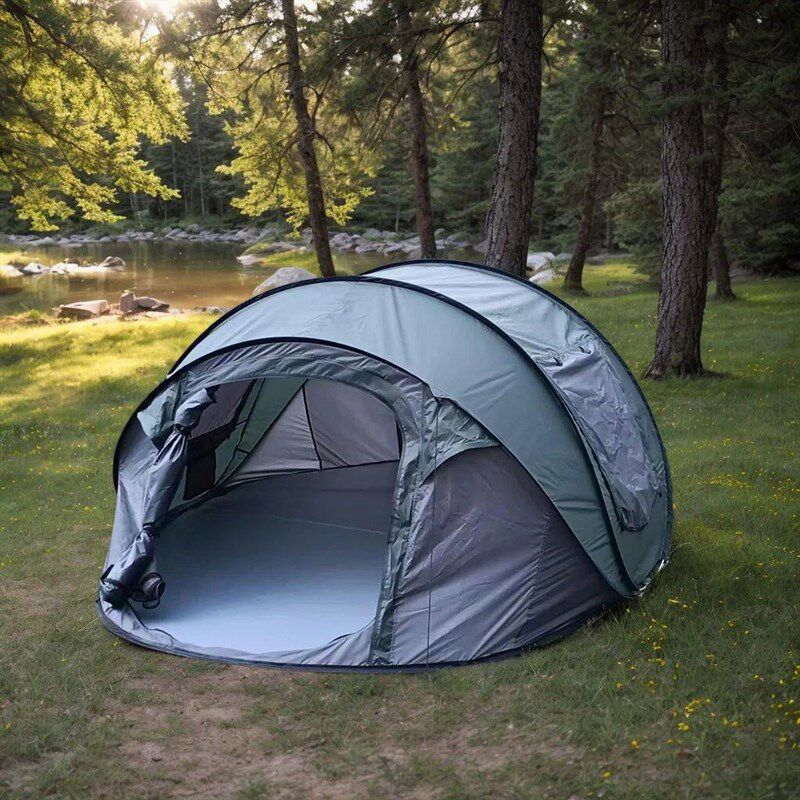A pop-up tent for family travel, waterproof camping boat ten