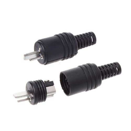 10Pcs 2 Pin DIN Speaker Plug 2Pin Plug Hifi Loudspeaker Cabl