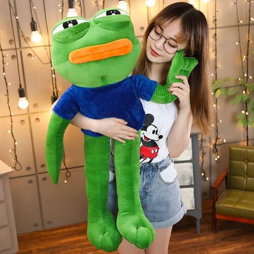 Creative 50-90cm Cute Magic Expression Pepe The Frog Sad Fro