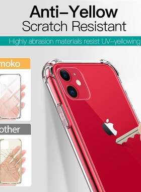 Clear Case Cover Transparent for Iphone 15 14 13 12 11 Pro M
