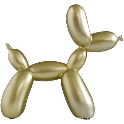 Resin Dog Ornament Balloon Dog Crafts Sculpture Statue Gifts