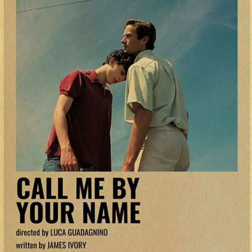 Hot Movie Vintage Posters Call Me By Your Name /Pulp Fiction