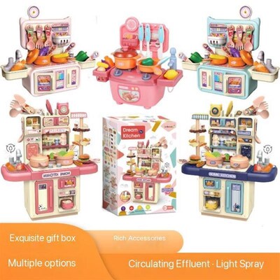 cheap playing kitchen set toys girls boys gift kids cooking