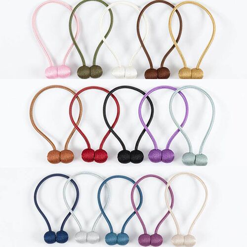 Magnetic Curtain Clip Pearl Ball Curtain Tieback Tie Backs B