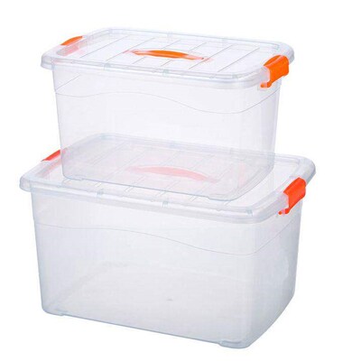 Storage box office plastic wardrobe clothing sorting box收纳
