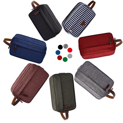 Mens Toiletry Bag Travel Kit Bathroom Shaving Organizer for