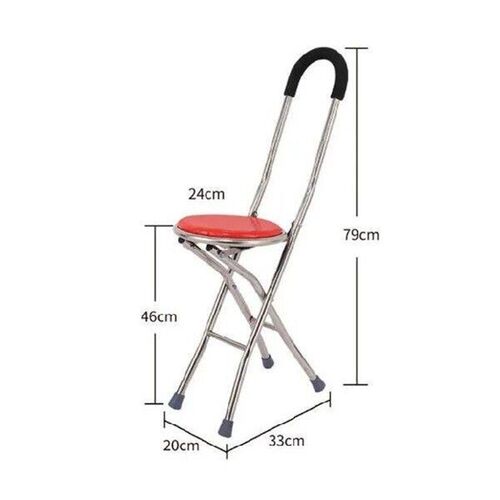 Walking Stick Chair Combo Height Adjust Stainless Steel