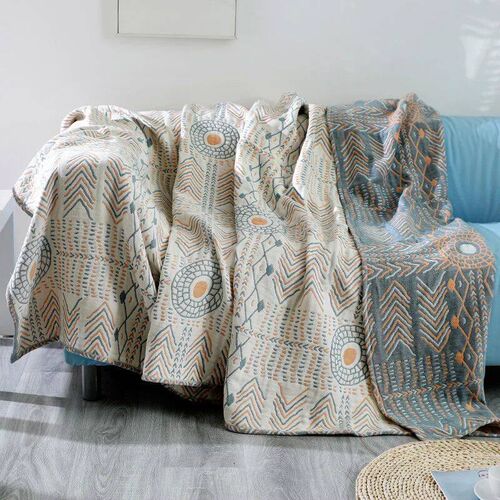 Bohemia cotton sofa ver throw blanket for beds four seasons