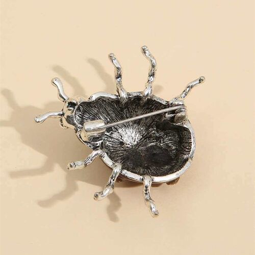 Ju Yue glaze seven-star ladybug brooch suit collar pin fashi