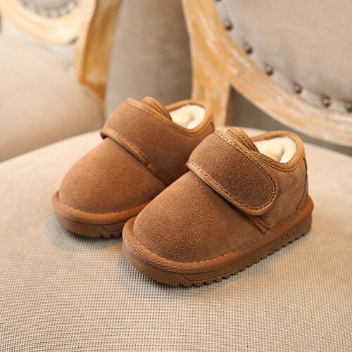 2025 Baby Cotton Shoes Korean Style Childrens Velvet Thicke