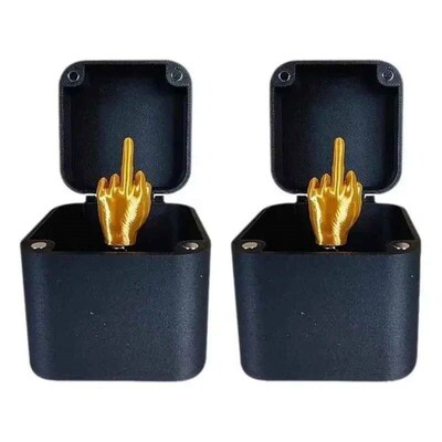 Out of the box pop-up Middle Finger Gift Box Creative Desk H