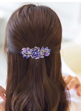 New Korean version of the crystal flower spring hairpin shin
