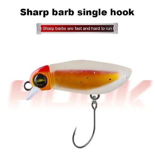 38mm 2.3g Miniature Bait Soft Plastic Body Mini Floating
