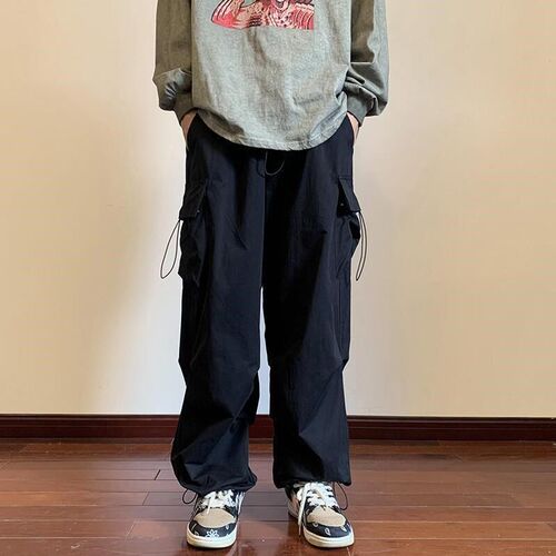 Mens Hip Hop Pants Ins High Street Spring Autumn Work Pants