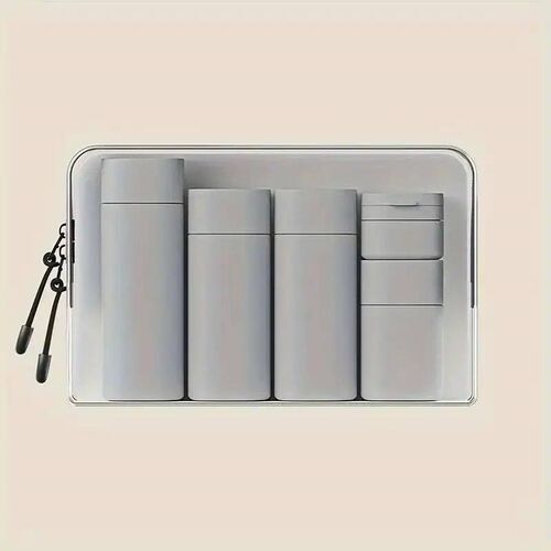 Compact 4-in-1 Refillable Travel Containers Leak-Proof Bottl
