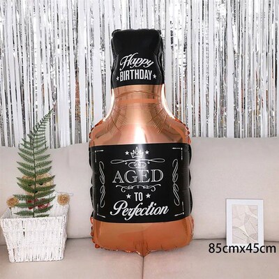Unique Champagne Wine Bottle Balloon Beer-Glass Goblet Ballo