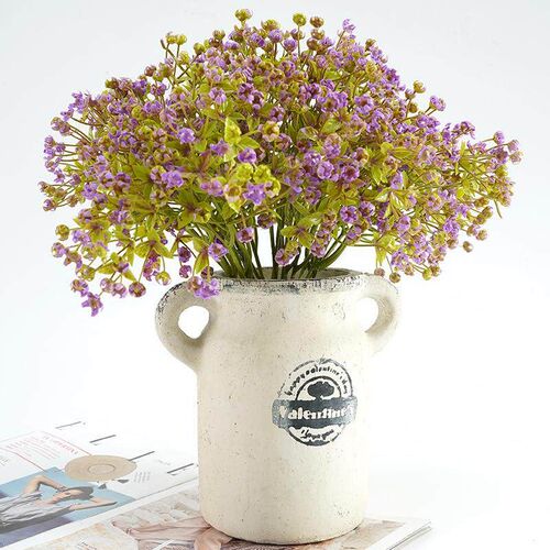 Artificial green plants, stars, flowers, Macron color matchi