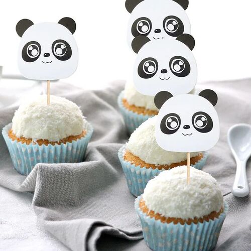 Joy-Enlife Panda Birthday Disposable Tableware Set Kids Birt