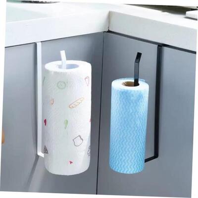 Non-perforated kitchen paper towel rack under cabinet hange1