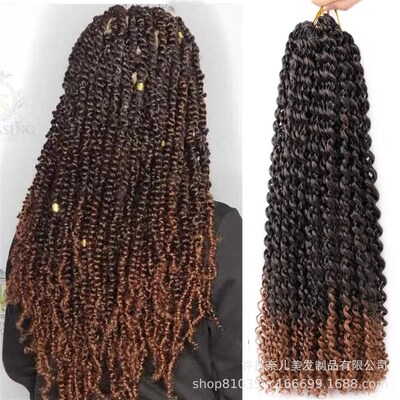 Instock Clearance Passion Twist Crochet Hair Synthetic Water