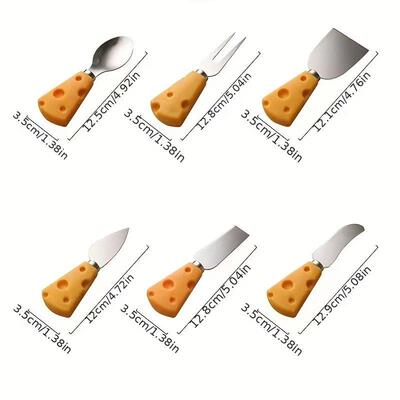 Cheese Knife Set Fruit Fork Household Tableware Cake Dessert