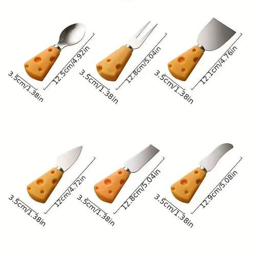 Cheese Knife Set Fruit Fork Household Tableware Cake Dessert