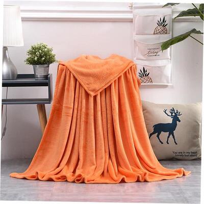 Warm Coral Fleece Blanket Winter Sheet Bedspread Sofa Throw