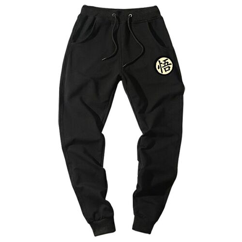 Casual Funny Print  Mens Pants Cotton Autumn Winter Gray Men