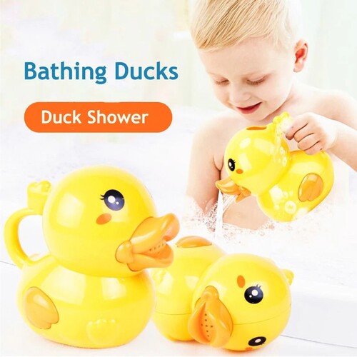 Baby Bath Toys Bathing Ducks Cartoon Animal Whale Crab Swimm