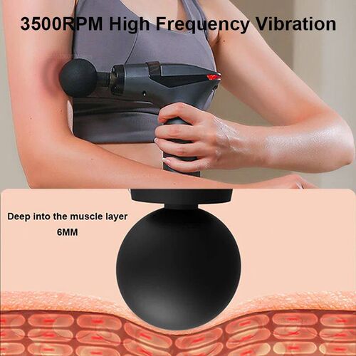 Fascia Gun Muscle Massage Gun High Frequency Fascia Massage