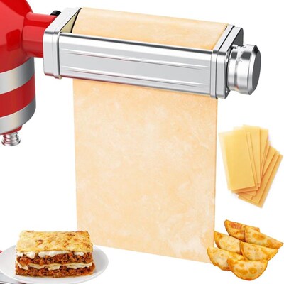 Pasta Attachment for KitchenAid Mixer, Pasta Sheet Roller,