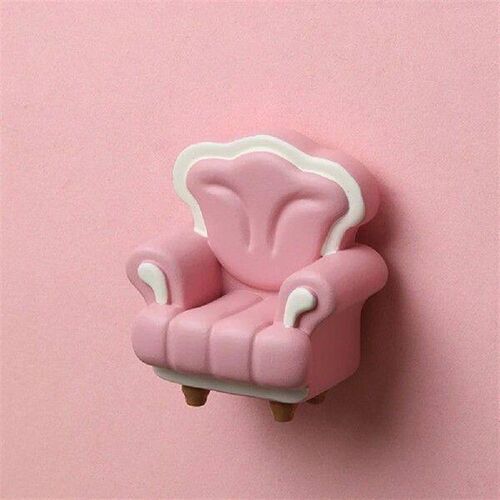 Colorful Sofa Refrigerator Sticker 3D Resin Ornament