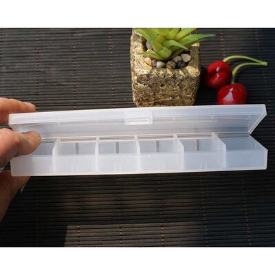 One week 12 large capacity sub-packed medicine box plastic m