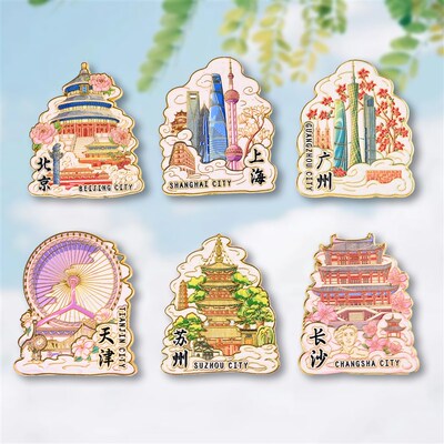 Refrigerator magnet Shanghai souvenir souvenir refrigerator