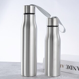 Steel Portab 500ml Stainless with Handle Bottle 1000ml Water