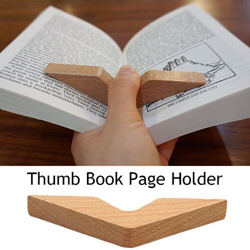 Creative Handmade Thumb Book Page Holder Book Expander Thumb