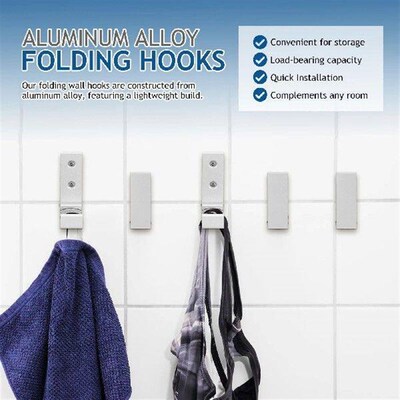 Hair Curlers to Sleep Folding Hook Conditioner Towel Hooks