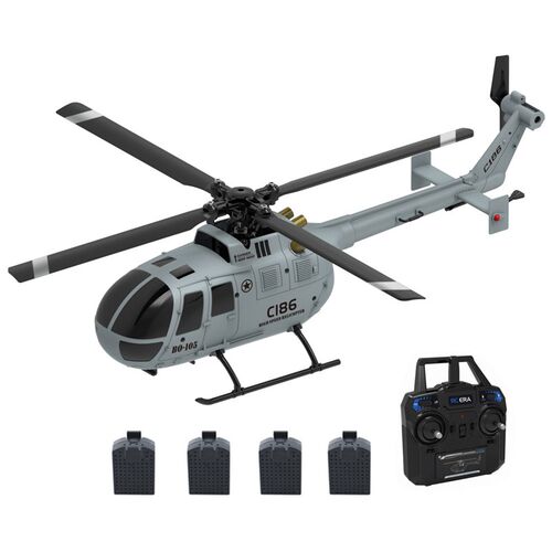 C186 2.4G RC Helicopter 4 Propellers 6 Axis Electronic Gyros