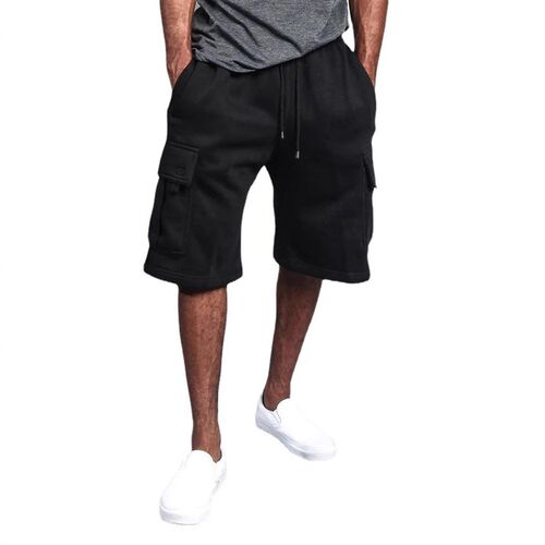 2025 Mens Five-point Overalls Mens Casual Multi-pocket Loo