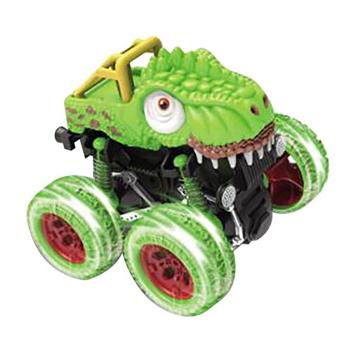 Pull Back Press Dinosaur Toy Car Cartoon Animal Clockwork Ch