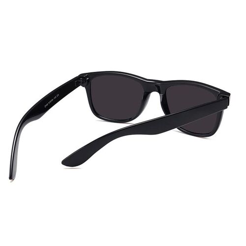 Classic Square Polarized Sunglasses Men Women Retro Black Su