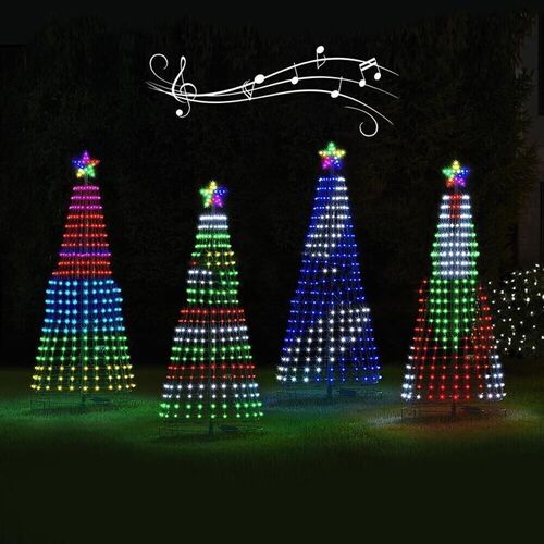 Animated Lightshow Cone Christmas Tree LED Yard Light LED
