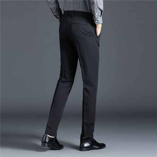 iyu Snlong Mens Wear Trousers Mens Thin Summer New Slim-fi